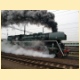 Parn� lokomotiva 464.202 p�i rozjezdu