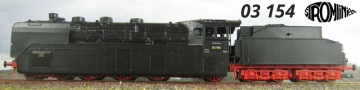 [Lokomotivy] &rarr;&nbsp;[Parn�]&nbsp;&rarr;&nbsp;[BR 03]&nbsp;&rarr;&nbsp;1001021: parn� lokomotiva kapotovan� antracitov�