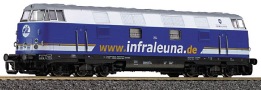 [Lokomotivy] &rarr;&nbsp;[Motorov�]&nbsp;&rarr;&nbsp;[V 180 (BR 118)]&nbsp;&rarr;&nbsp;501133-2: modr�-�ed� s b�l�m pruhem „Infraleuna”