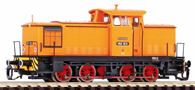 [Lokomotivy] &rarr;&nbsp;[Motorov�]&nbsp;&rarr;&nbsp;[V 60]&nbsp;&rarr;&nbsp;47366: dieselov� lokomotiva oran�ov� s �ern�m r�mem, �erven� kola