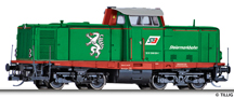 [Lokomotivy] &rarr;&nbsp;[Motorov�]&nbsp;&rarr;&nbsp;[V 100]&nbsp;&rarr;&nbsp;501969 E: dieselov� lokomotiva zelen�-�erven� „Steierm�rkischen Landesbahnen“