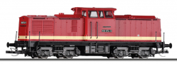 [Lokomotivy] &rarr;&nbsp;[Motorov�]&nbsp;&rarr;&nbsp;[V 100]&nbsp;&rarr;&nbsp;01080: dieselov� lokomotiva �erven� s kr�mov�m prou�kem, �ern� r�m a pojezd