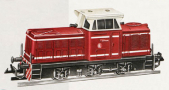 [Lokomotivy] &rarr;&nbsp;[Motorov�]&nbsp;&rarr;&nbsp;[T334]&nbsp;&rarr;&nbsp;2612: dieselov� lokomotiva �erven� s b�l�mi prou�ky, kr�mov� budka, �ern� r�m a pojezd