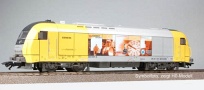 [Lokomotivy] &rarr;&nbsp;[Motorov�]&nbsp;&rarr;&nbsp;[ER 20 Herkules]&nbsp;&rarr;&nbsp;32030: dieselov� lokomotiva �lut� s reklamou IGE-Bahntouristik