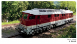 [Lokomotivy] &rarr;&nbsp;[Motorov�]&nbsp;&rarr;&nbsp;[BR 132]&nbsp;&rarr;&nbsp;05777: dieselov� lokomotiva �erven� s b�l�m prou�kem, �ed� st�echa, r�m a pojezd