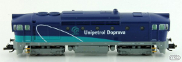 [Lokomotivy] &rarr;&nbsp;[Motorov�]&nbsp;&rarr;&nbsp;[T478.3 &bdquo;Brejlovec&rdquo;]&nbsp;&rarr;&nbsp;CD-753-718: dieselov� lokomotiva v barevn�m schematu „Unipetrol“