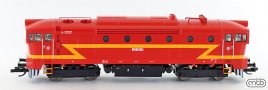 [Lokomotivy] &rarr;&nbsp;[Motorov�]&nbsp;&rarr;&nbsp;[T478.3 &bdquo;Brejlovec&rdquo;]&nbsp;&rarr;&nbsp;CD-750-285: dieselov� lokomotiva �erven� s v�stra�n�m bleskem