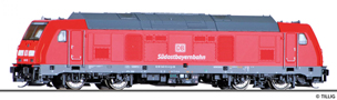 [Lokomotivy] &rarr;&nbsp;[Motorov�]&nbsp;&rarr;&nbsp;[BR 246]&nbsp;&rarr;&nbsp;04942: dieselov� lokomotiva �erven� s �edou st�echou a r�mem „S�dostbayernbahn“