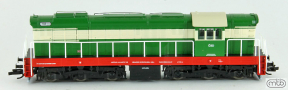 [Lokomotivy] &rarr;&nbsp;[Motorov�]&nbsp;&rarr;&nbsp;[T669.0 (770)]&nbsp;&rarr;&nbsp;CSD-T669-0034: dieselov� lokomotiva zelen�-slonov� kost, �erven� r�m