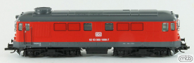 [Lokomotivy] &rarr;&nbsp;[Motorov�]&nbsp;&rarr;&nbsp;[ST43]&nbsp;&rarr;&nbsp;DB-060DA-1680: dieselov� lokomotiva �erven� s �edou st�echou a r�mem, �ern� pojezd