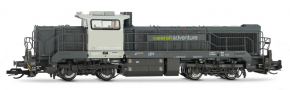 [Lokomotivy] &rarr;&nbsp;[Motorov�]&nbsp;&rarr;&nbsp;[Vossloh DE 18]&nbsp;&rarr;&nbsp;HN9059: dieselov� lokomotiva tmav� �ed� n�t�ru, sv�tle �ed� kabina