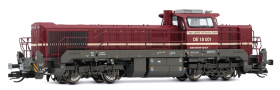 [Lokomotivy] &rarr;&nbsp;[Motorov�]&nbsp;&rarr;&nbsp;[Vossloh DE 18]&nbsp;&rarr;&nbsp;HN9057S: dieselov� lokomotiva tmav� �erven�, tmav� �ed� r�m a pojezd