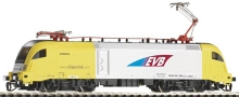 [Lokomotivy] &rarr;&nbsp;[Elektrick�]&nbsp;&rarr;&nbsp;[BR 182 Taurus]&nbsp;&rarr;&nbsp;47417: elektrick� lokomotiva �lut� s logem EVB (Eisenbahn und Verkehrsbetriebe Elbe-WeserGBmbH)