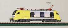 [Lokomotivy] &rarr;&nbsp;[Elektrick�]&nbsp;&rarr;&nbsp;[BR 182 Taurus]&nbsp;&rarr;&nbsp;47414: elektricK� lokomotiva �lut� s reklamou PEG (Prignitzer Eisenbahn GmbH)