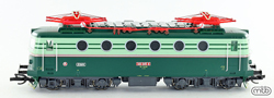 [Lokomotivy] &rarr;&nbsp;[Elektrick�]&nbsp;&rarr;&nbsp;[E499.0]&nbsp;&rarr;&nbsp;ZSR-140-065: elektrick� lokomotiva v odst�nech zelen�, �ed� st�echa, �lut� v�stra�n� pruh