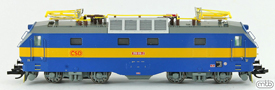 [Lokomotivy] &rarr;&nbsp;[Elektrick�]&nbsp;&rarr;&nbsp;[150/151]&nbsp;&rarr;&nbsp;CD-350-016: elektrick� lokomotiva modr� se �lut�m v�stra�n�m pruhem