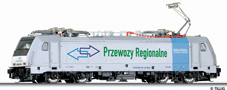 [Lokomotivy] &rarr;&nbsp;[Elektrick�]&nbsp;&rarr;&nbsp;[BR 186]&nbsp;&rarr;&nbsp;04916 E: elektrick� lokomotiva b�l� s modr�m p�sem „Przewozy Regionalne“