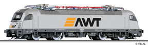 [Lokomotivy] &rarr;&nbsp;[Elektrick�]&nbsp;&rarr;&nbsp;[BR 183]&nbsp;&rarr;&nbsp;04964: elektrick� lokomotiva sv�tle �ed� s �ern�m r�mem a pojezdem „AWT“