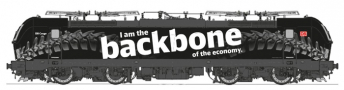 [Lokomotivy] &rarr;&nbsp;[Elektrick�]&nbsp;&rarr;&nbsp;[BR 193 VECTRON]&nbsp;&rarr;&nbsp;502142: elektrick� lokomotiva s reklamn�m potiskem „I am the backbone of the economy“