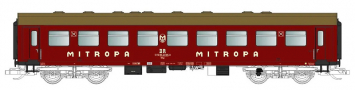 [Osobn� vozy] &rarr;&nbsp;[Sp�n� a osobn�]&nbsp;&rarr;&nbsp;[4-os� rekonstruovan�]&nbsp;&rarr;&nbsp;502249: rekonstruovan� j�deln� v�z tmav� �erven� s rezavou st�echou „Mitropa“