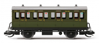 [Osobn� vozy] &rarr;&nbsp;[Ostatn� - ostrovn�]&nbsp;&rarr;&nbsp;TT4051: osobn� v�z tmav� zelen� se sv�tle �edou st�echou „First Class Coach“