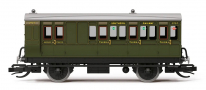 [Osobn� vozy] &rarr;&nbsp;[Ostatn� - ostrovn�]&nbsp;&rarr;&nbsp;TT4053: osobn� v�z tmav� zelen� se sv�tle �edou st�echou „Third Class Brake Coach“
