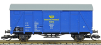 [N�kladn� vozy] &rarr;&nbsp;[Kryt�]&nbsp;&rarr;&nbsp;[2-os� Ztr (Glm)]&nbsp;&rarr;&nbsp;D3009: kryt� n�kladn� v�z modr� s �edou st�echou „�eskoslovensk� po�ta - Praha”
