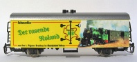 [N�kladn� vozy] &rarr;&nbsp;[Kryt�]&nbsp;&rarr;&nbsp;[2-os� chladic�, pivn� a reklamn�]&nbsp;&rarr;&nbsp;TB-1065: �lut� se st��brnou st�echou &Prime;Der rasende Roland&Prime; (R�gen Bierwagen)