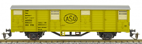 [N�kladn� vozy] &rarr;&nbsp;[Kryt�]&nbsp;&rarr;&nbsp;[2-os� Gbs]&nbsp;&rarr;&nbsp;14152: kryt� n�kladn� v�z �lut� s �edou st�echou „ASG“