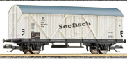 [N�kladn� vozy] &rarr;&nbsp;[Kryt�]&nbsp;&rarr;&nbsp;[2-os� chladic� Berlin]&nbsp;&rarr;&nbsp;501143: b�l� s �edou st�echou pro p�epravu ryb s n�pisem „Seefische”