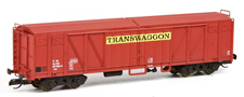 [N�kladn� vozy] &rarr;&nbsp;[Kryt�]&nbsp;&rarr;&nbsp;[4-os� ostatn�]&nbsp;&rarr;&nbsp;23043: kryt� v�z �ervenohn�d� s �ervenohn�dou st�echou „TRANSWAGGON“