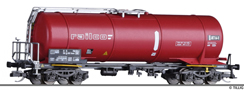 [N�kladn� vozy] &rarr;&nbsp;[Cisternov�]&nbsp;&rarr;&nbsp;[4-os� na lehk� oleje]&nbsp;&rarr;&nbsp;18460: kotlov� v�z tmav� �erven� s b�l�mi p�sy a logem „railco“