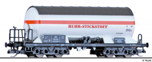 [N�kladn� vozy] &rarr;&nbsp;[Cisternov�]&nbsp;&rarr;&nbsp;[4-os� na plyn]&nbsp;&rarr;&nbsp;15009: kotlov� v�z se slune�n� clonou „RUHR-STICKSTOFF“