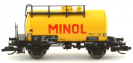 [N�kladn� vozy] &rarr;&nbsp;[Cisternov�]&nbsp;&rarr;&nbsp;[2-os� s l�vkou &bdquo;Deutz&ldquo;]&nbsp;&rarr;&nbsp;120075: kotlov� v�z �lut� s logem „MINOL“