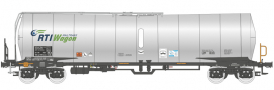 [N�kladn� vozy] &rarr;&nbsp;[Cisternov�]&nbsp;&rarr;&nbsp;[4-os� s l�vkou Zacns, Zacens]&nbsp;&rarr;&nbsp;96200035: kotlov� v�z �ed� s logem „RTI Wagon Railtrans“