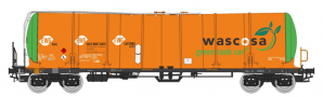 [N�kladn� vozy] &rarr;&nbsp;[Cisternov�]&nbsp;&rarr;&nbsp;[4-os� s l�vkou Zacns, Zacens]&nbsp;&rarr;&nbsp;96200061: kotlov� v�z oran�ov�-zelen� s logem „wascosa - green tank car“