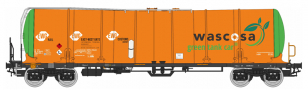 [N�kladn� vozy] &rarr;&nbsp;[Cisternov�]&nbsp;&rarr;&nbsp;[4-os� s l�vkou Zacns, Zacens]&nbsp;&rarr;&nbsp;96200062: kotlov� v�z oran�ov�-zelen� s logem „wascosa - green tank car“