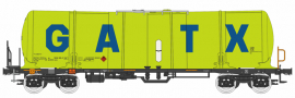 [N�kladn� vozy] &rarr;&nbsp;[Cisternov�]&nbsp;&rarr;&nbsp;[4-os� s l�vkou Zacns, Zacens]&nbsp;&rarr;&nbsp;96200076: kotlov� v�z zelen� s logem „GATX“