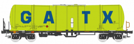 [N�kladn� vozy] &rarr;&nbsp;[Cisternov�]&nbsp;&rarr;&nbsp;[4-os� s l�vkou Zacns, Zacens]&nbsp;&rarr;&nbsp;96200073: kotlov� v�z zelen� s logem „GATX“