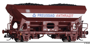 [N�kladn� vozy] &rarr;&nbsp;[Samov�sypn�]&nbsp;&rarr;&nbsp;[2-os� Fcs/Tds]&nbsp;&rarr;&nbsp;17526: n�kladn� samov�sypn� v�z �ervenohn�d� s n�kladem uhl�  „PREUSSAG ANTHRAZIT“