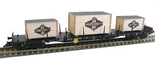 [N�kladn� vozy] &rarr;&nbsp;[N�zkost�nn�]&nbsp;&rarr;&nbsp;[4-os� plo�inov� Rgs]&nbsp;&rarr;&nbsp;500846: n�kladn� plo�inov� v�z �ern� se t�emi transportn�mi bednami „Fortschritt“