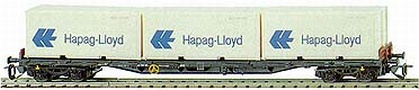 [N�kladn� vozy] &rarr;&nbsp;[N�zkost�nn�]&nbsp;&rarr;&nbsp;[4-os� plo�inov� Rgs]&nbsp;&rarr;&nbsp;15512: n�kladn� plo�inov� v�z �ern� se t�emi kontejnery 20&prime; „Hapag-Lloyd“