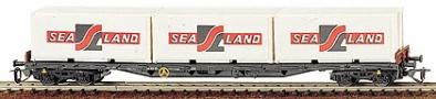 [N�kladn� vozy] &rarr;&nbsp;[N�zkost�nn�]&nbsp;&rarr;&nbsp;[4-os� plo�inov� Rgs]&nbsp;&rarr;&nbsp;15513: n�kladn� plo�inov� v�z �ern� se t�emi kontejnery 20&prime; „SEA LAND“