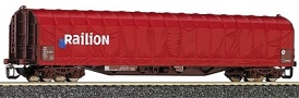[N�kladn� vozy] &rarr;&nbsp;[N�zkost�nn�]&nbsp;&rarr;&nbsp;[4-os� s plachtou Rils]&nbsp;&rarr;&nbsp;15547: n�kladn� v�z s posuvnou plachtou �ervenohn�d�, �erven� plachta „Raillion“