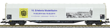 [N�kladn� vozy] &rarr;&nbsp;[N�zkost�nn�]&nbsp;&rarr;&nbsp;[4-os� s plachtou Rils]&nbsp;&rarr;&nbsp;501257: kryt� n�kladn� v�z s posuvnou plachtou �ed� „10. Erlebnis Modellbahn“