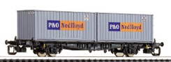 [N�kladn� vozy] &rarr;&nbsp;[N�zkost�nn�]&nbsp;&rarr;&nbsp;[2-os� kontejnerov� Lbgjs 598]&nbsp;&rarr;&nbsp;37506: kontejnerov� v�z �ern� se dv�ma kontejnery 20&prime; „P&O Nedlloyd&Prime;“