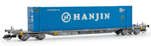 [N�kladn� vozy] &rarr;&nbsp;[N�zkost�nn�]&nbsp;&rarr;&nbsp;[Ostatn�]&nbsp;&rarr;&nbsp;HN9753: kontejnerov� v�z „IFA” �ed� lo�en� 45&prime; kontejnerem „HANJIN”