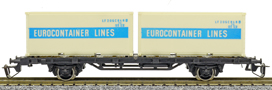 [N�kladn� vozy] &rarr;&nbsp;[N�zkost�nn�]&nbsp;&rarr;&nbsp;[2-os� Sm]&nbsp;&rarr;&nbsp;[1]4521: n�kladn� plo�inov� v�z �ern� se dv�ma 20&prime; kontejnery „EUROCONTAINER LINES“