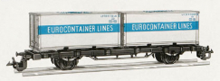 [N�kladn� vozy] &rarr;&nbsp;[N�zkost�nn�]&nbsp;&rarr;&nbsp;[2-os� Sm]&nbsp;&rarr;&nbsp;4521: n�kladn� plo�inov� v�z �ern� se dv�ma 20&prime; kontejnery „EUROCONTAINER LINES“