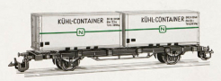 [N�kladn� vozy] &rarr;&nbsp;[N�zkost�nn�]&nbsp;&rarr;&nbsp;[2-os� Sm]&nbsp;&rarr;&nbsp;4522: n�kladn� plo�inov� v�z �ern� se dv�ma 20&prime; kontejnery „K�HL-CONTAINER“